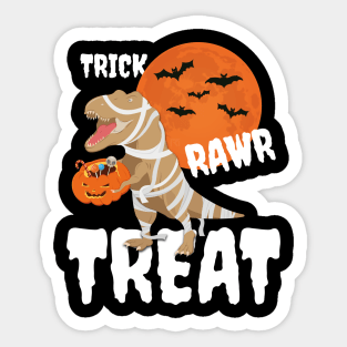 Trick Rawr Treat Sticker